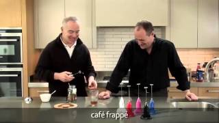 How to make a frappé coffee using an aerolatte milk frother [upl. by Ati]