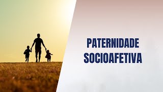 Paternidade socioafetiva [upl. by Arne]