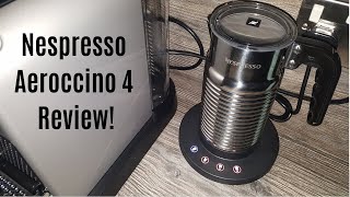 Nespresso Aeroccino 4 Milk Frother Review  Worth upgrading from the Aeroccino 3 [upl. by Cain]