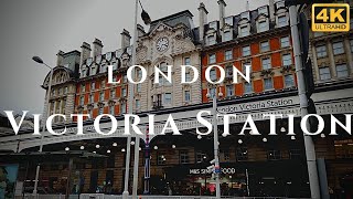 London Victoria Station Walk Through England 4K [upl. by Hagi]