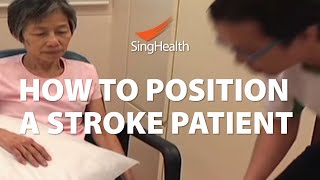 How To Position A Stroke Patient [upl. by Llerryt550]