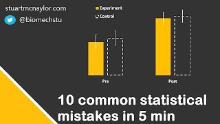 Ten Statistical Mistakes in 5 Min [upl. by Currier]