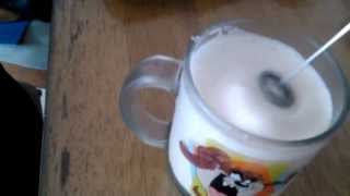 Aerolatte Review Frothing Cold Milk In Under 1 Minute [upl. by Coffey]